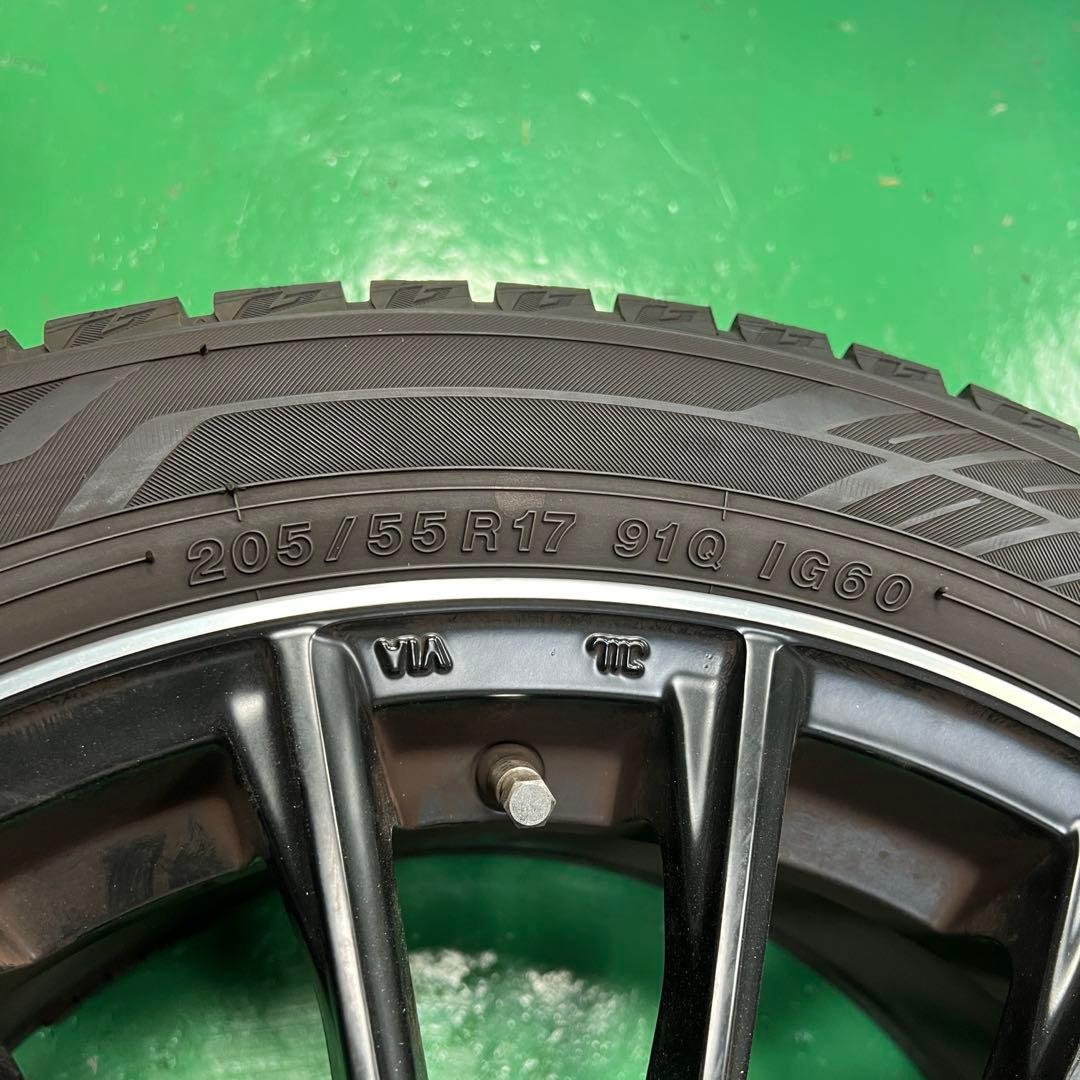 スタッドレスタイヤ　ホイール付 ヨコハマ　アイスガード　205/55R17