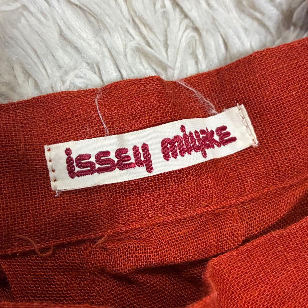 ISSEYMIYAKE 希少 リネン 初期タグ 70s プリーツ ロングスカート