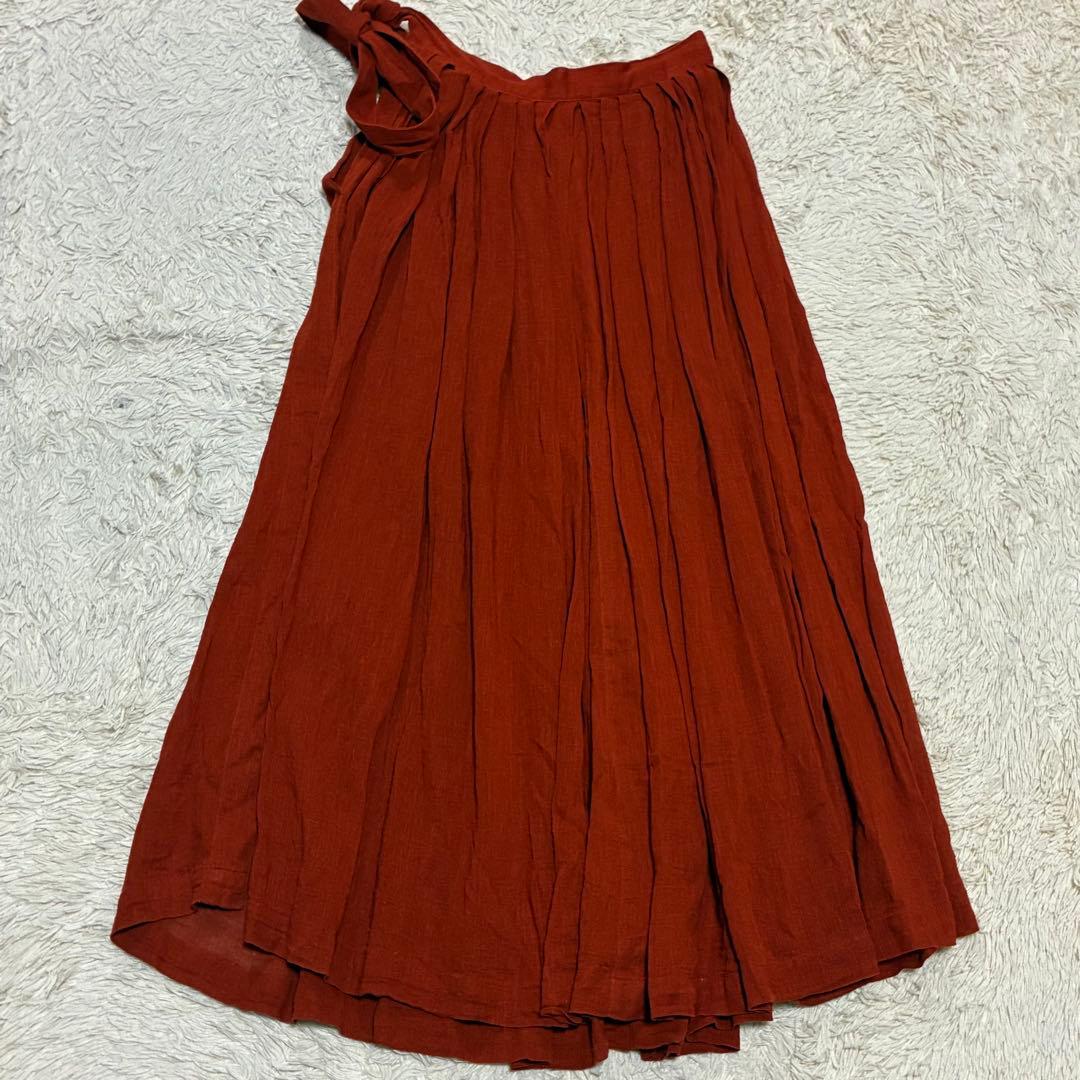 ISSEYMIYAKE 希少 リネン 初期タグ 70s プリーツ ロングスカート