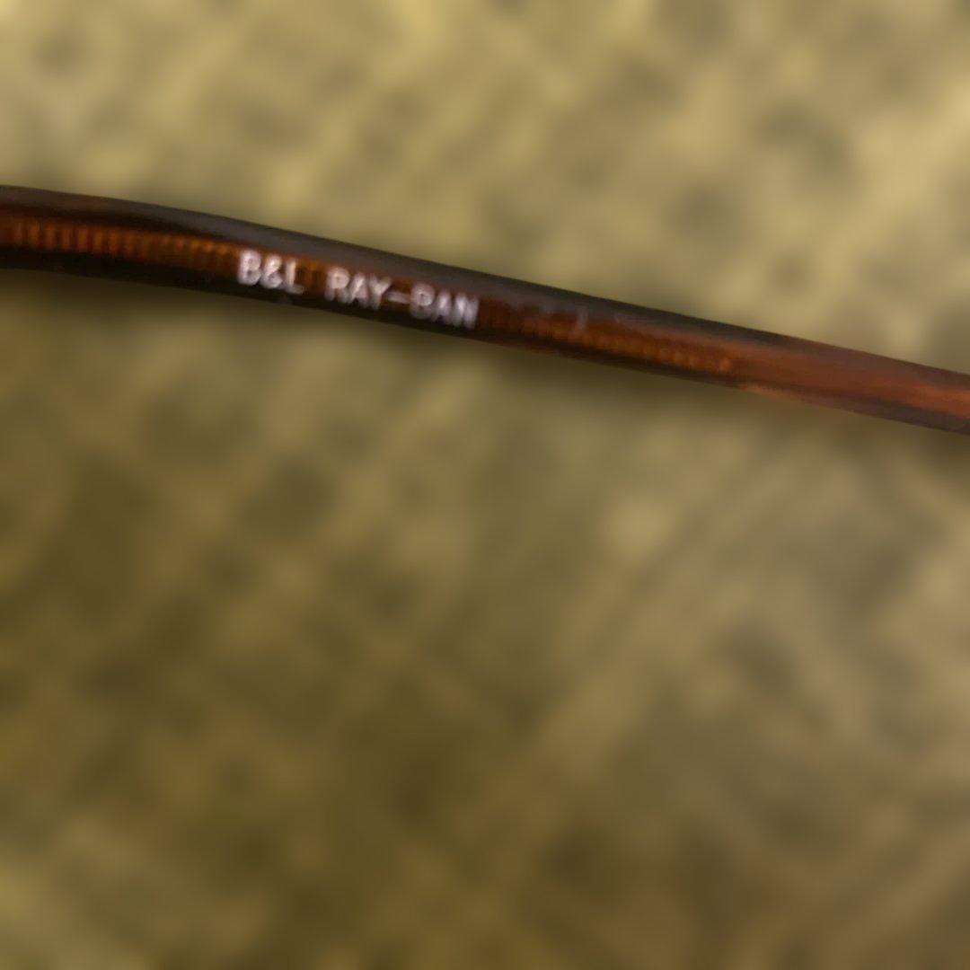 ヴィンテージ　レイバン オーバル　W3058 デミブラウン　サングラス　B&L