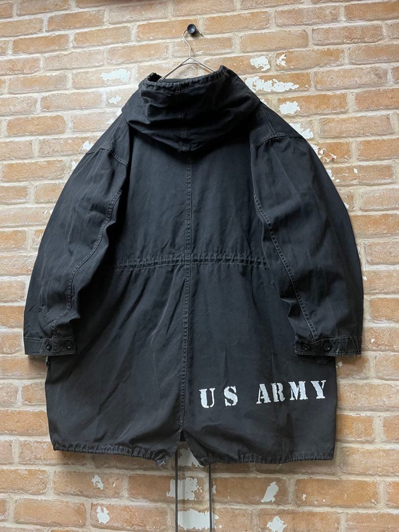 00s モッズコート　M-65 US ARMY ミリタリージャケット　黒　y2k