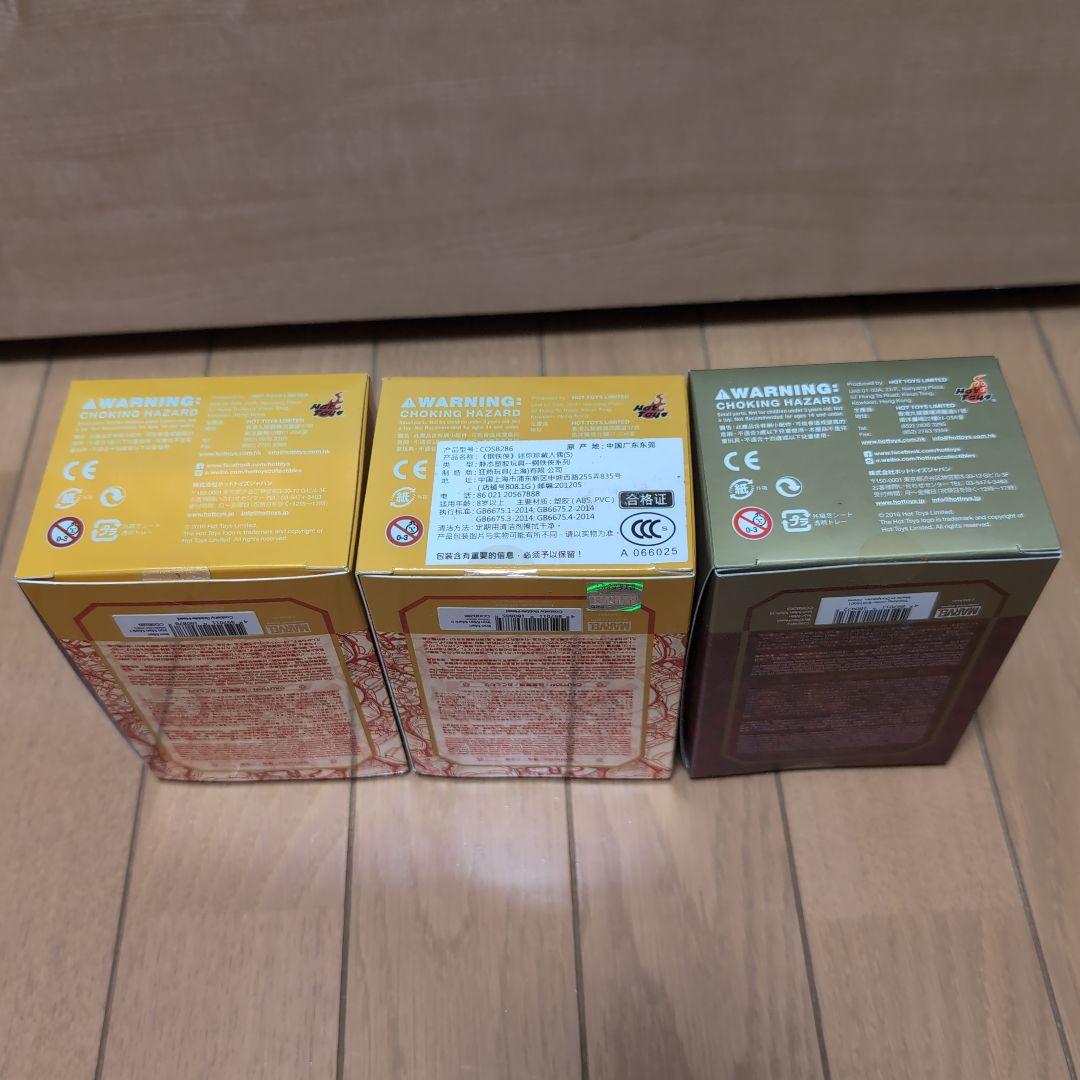 コスベイビー　アイアンマン マーク1、2、3　3体セットとスパイダーマンセット