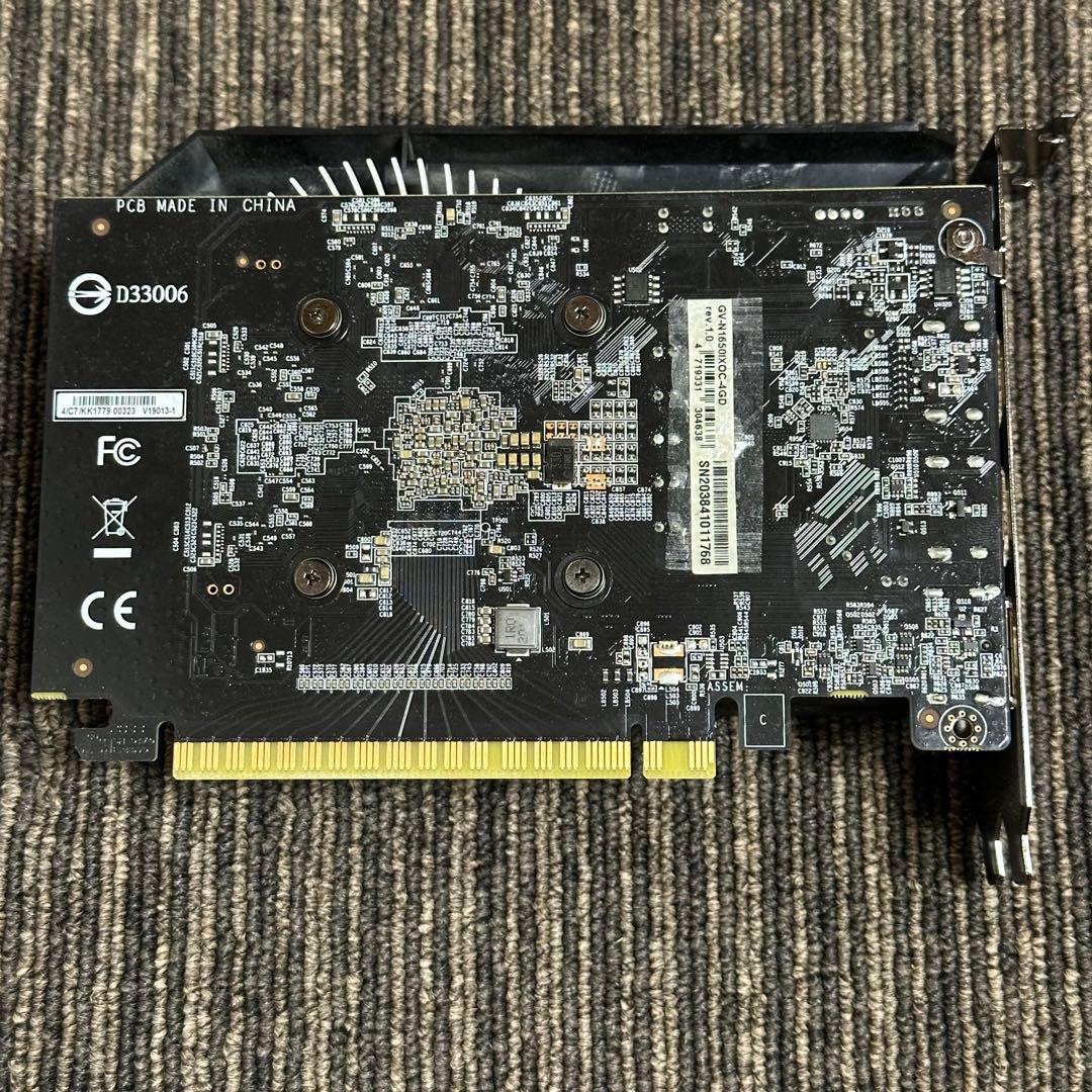 グラフィックボード・グラボ・ビデオカード GIGABYTE GeForce GTX1650 4GB