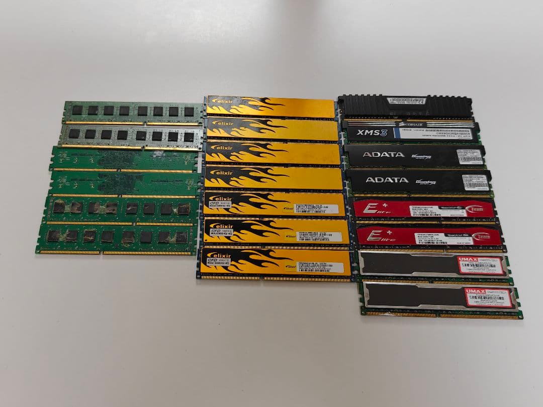 DDR3 DDR2 メモリ まとめ売り Corsair ADATA