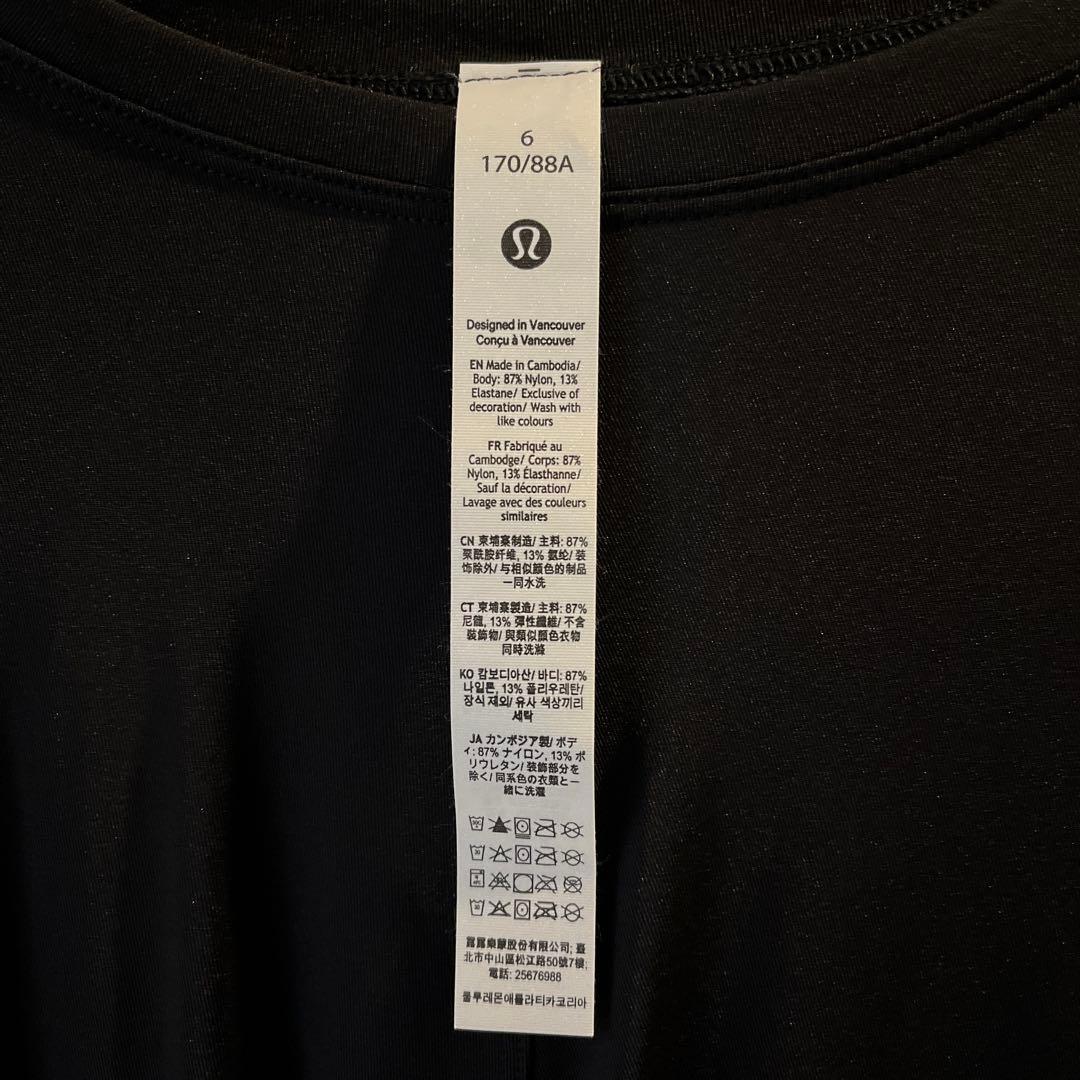 lululemon 長袖トップス6 ブラック