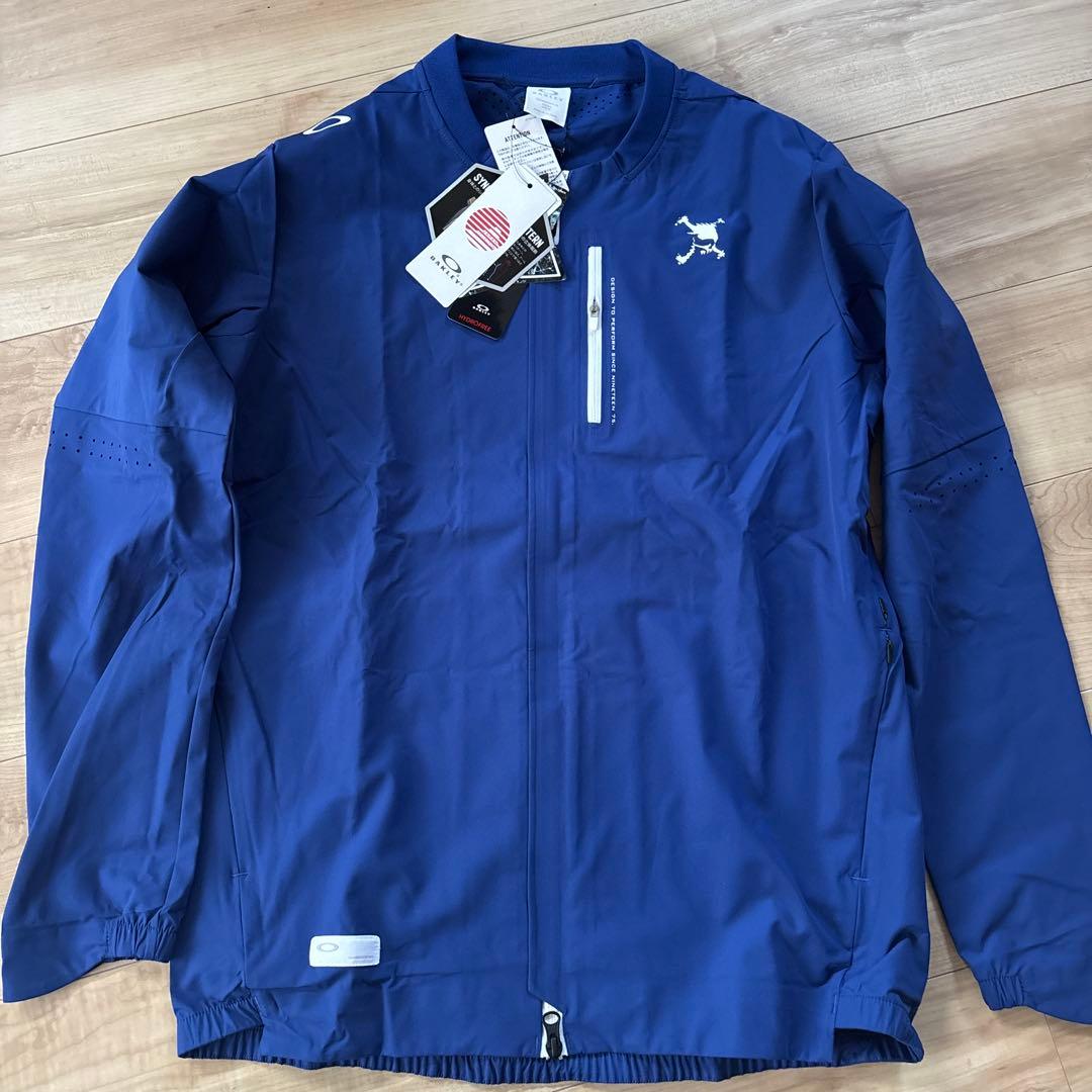 新品　メンズ　ゴルフ　スポーツジャケット　撥水　ストレッチ　ブルー XL