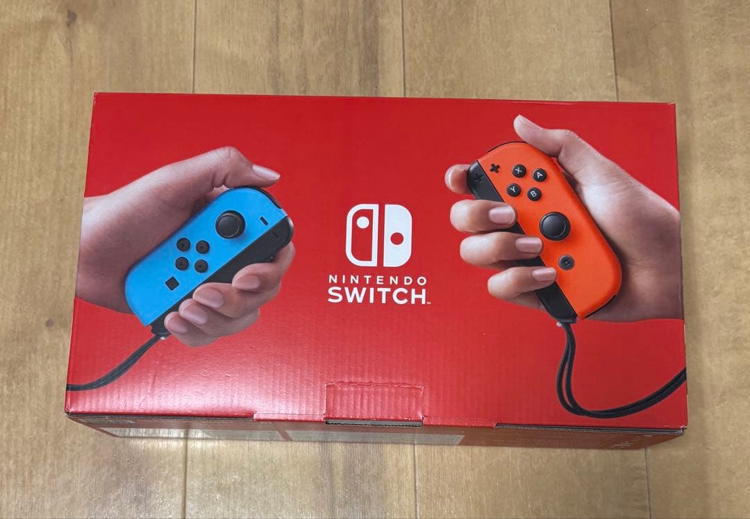 Nintendo Switchネオンオレンジブルー∴マリカ8・モンハンライズ付き