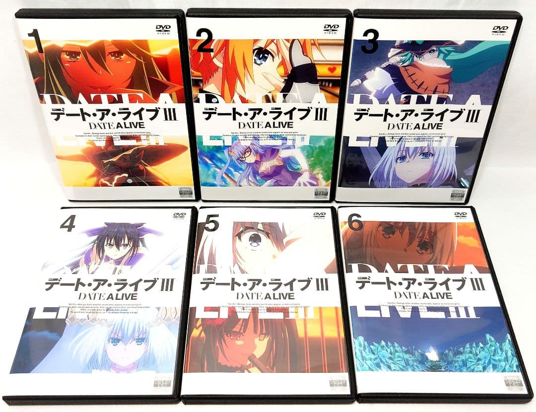 デート・ア・ライブ【Ⅰ/Ⅱ/Ⅲ/Ⅳ/劇場版/スピンオフ】DVD 全25巻セット