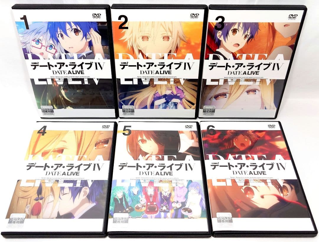 デート・ア・ライブ【Ⅰ/Ⅱ/Ⅲ/Ⅳ/劇場版/スピンオフ】DVD 全25巻セット