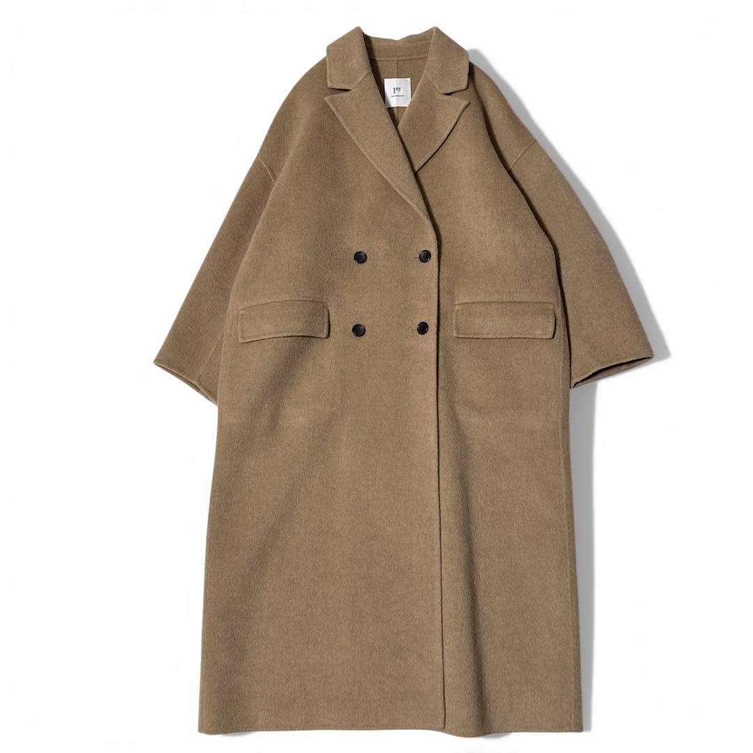 極美品✨24AW　プルミエアロンディスモン　TPOダブルビーバーチェスターコート
