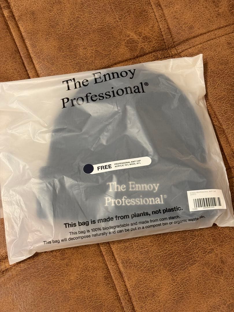 新品未使用The Ennoy Professional ネイビー　ニット帽