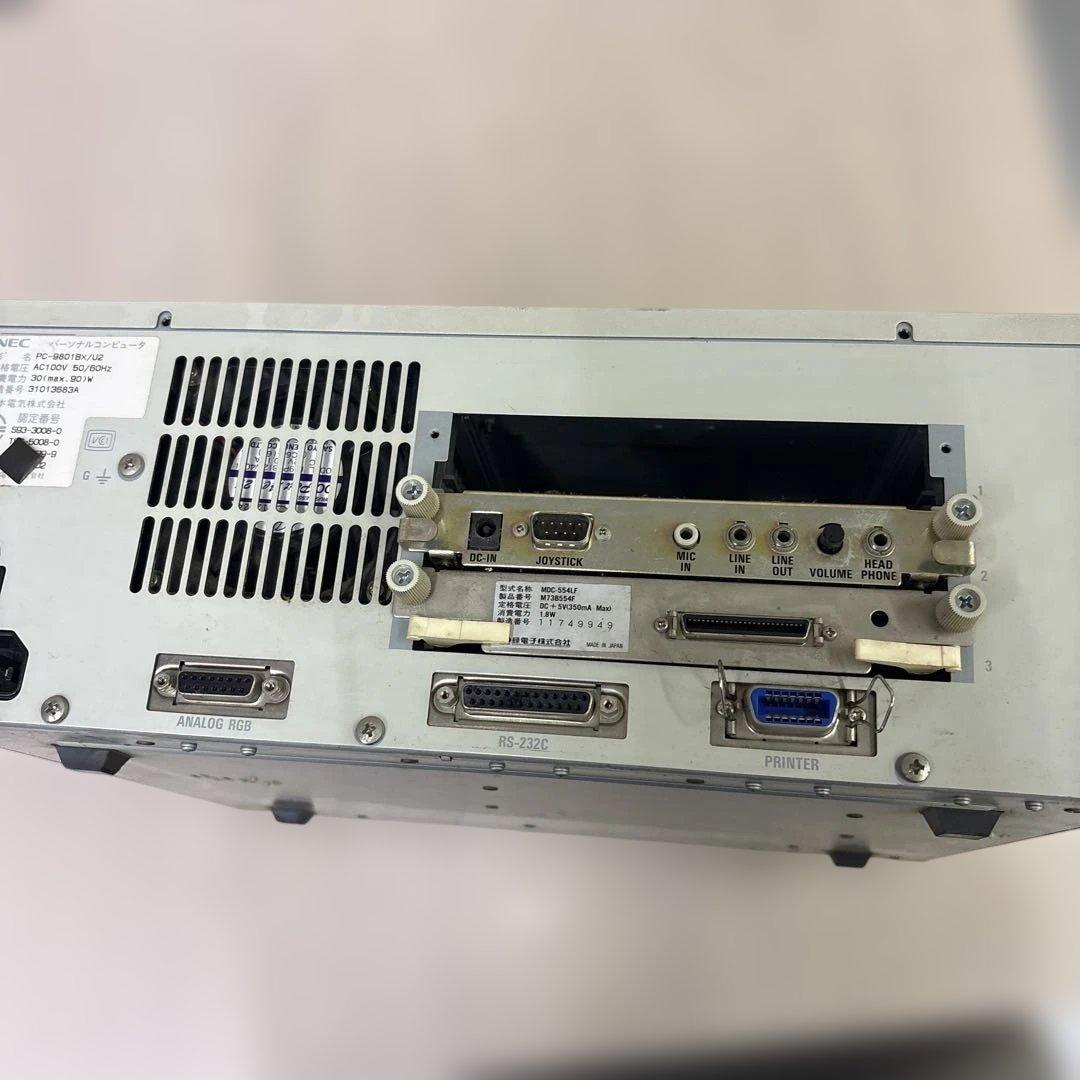 NEC PC-9801BX/U2 3.5インチFDD搭載