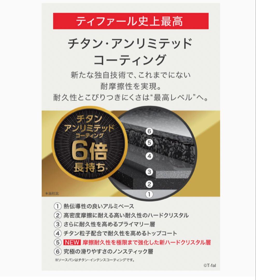 ティファール　ルージュ　アンリミテッド　フライパン　22cm 26cm