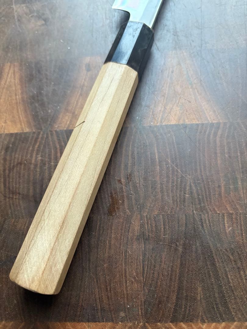 堺打刃物　柳刃　霞　270mm 9寸　包丁　白鋼　和包丁　八角朴柄