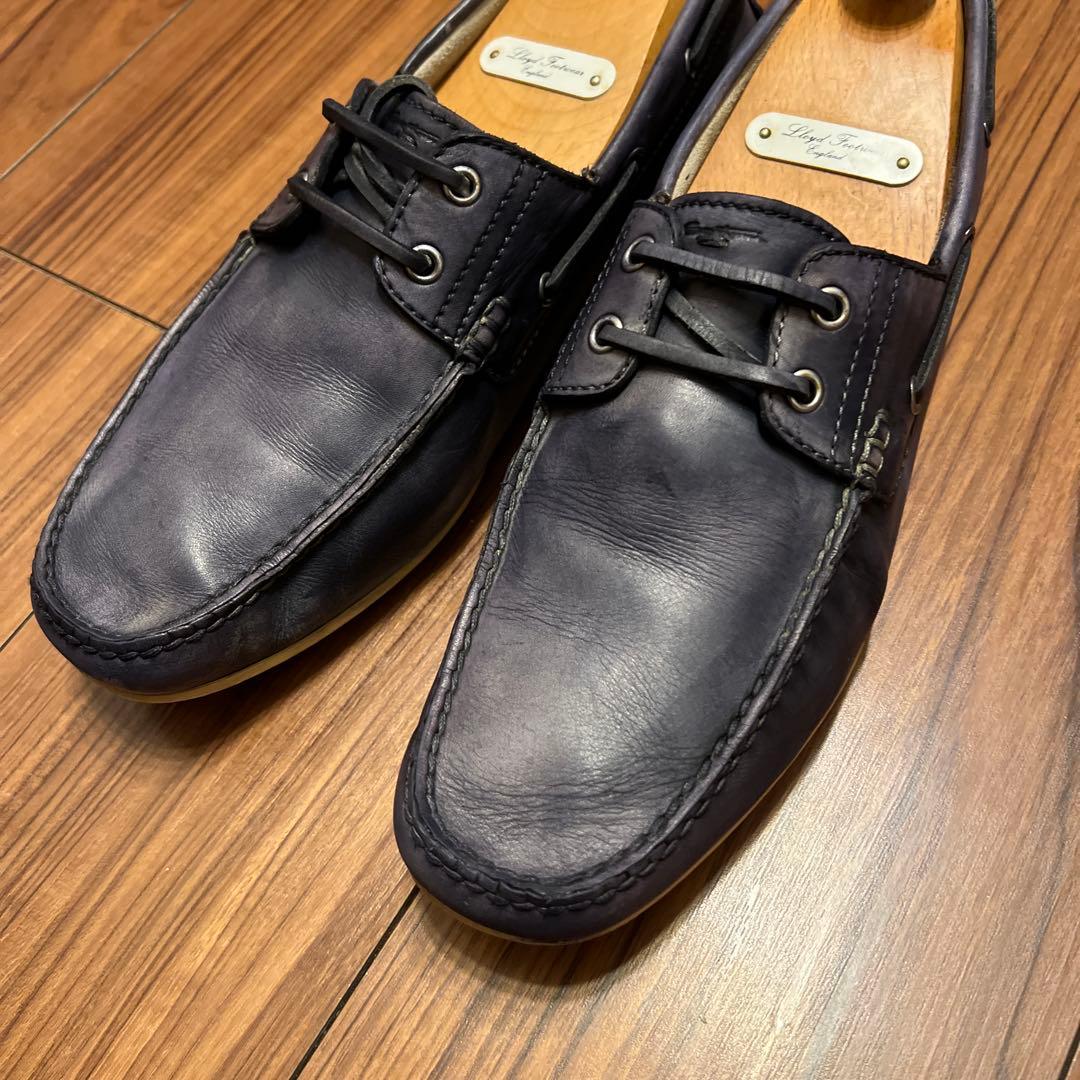 サントーニ　レースアップデッキシューズ 8 1/2 ブルー