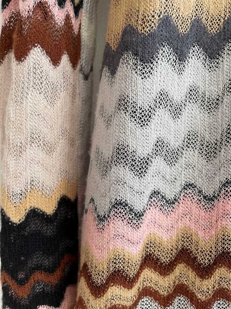 Missoniオレンジタグ長袖ワンピース