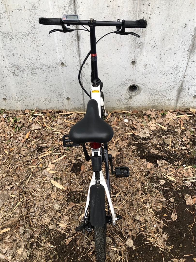 ENTREX 電動アシスト自転車 ホワイト メンテナンス前提