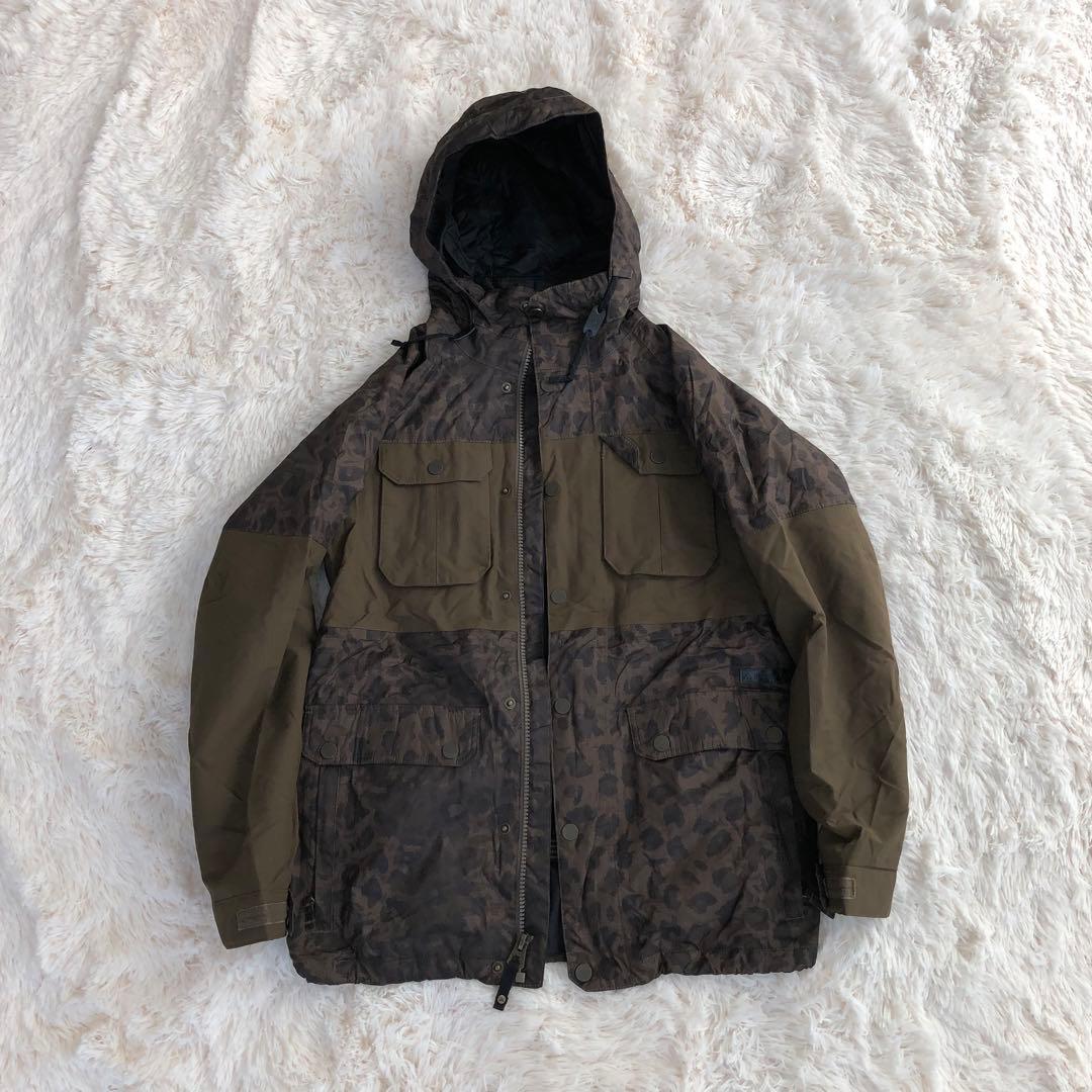 BURTONバートンスノボウェアスノーウェア迷彩オリーブカモフラS