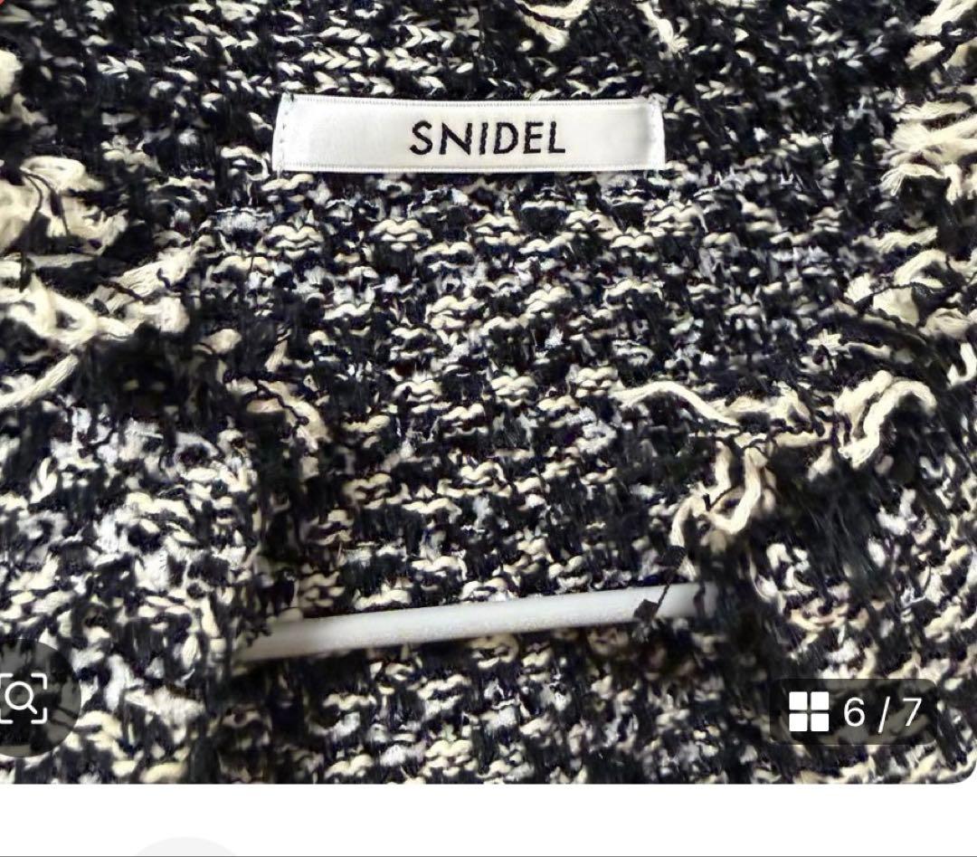 【未使用】SNIDEL スナイデル カーディガン ツィード レディース トップス