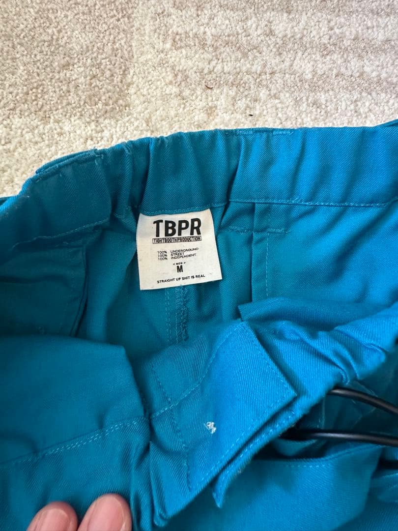 チ*③様 TBPR タイトブースプロダクション　ターコイズ ブルー　Mサイズ パ