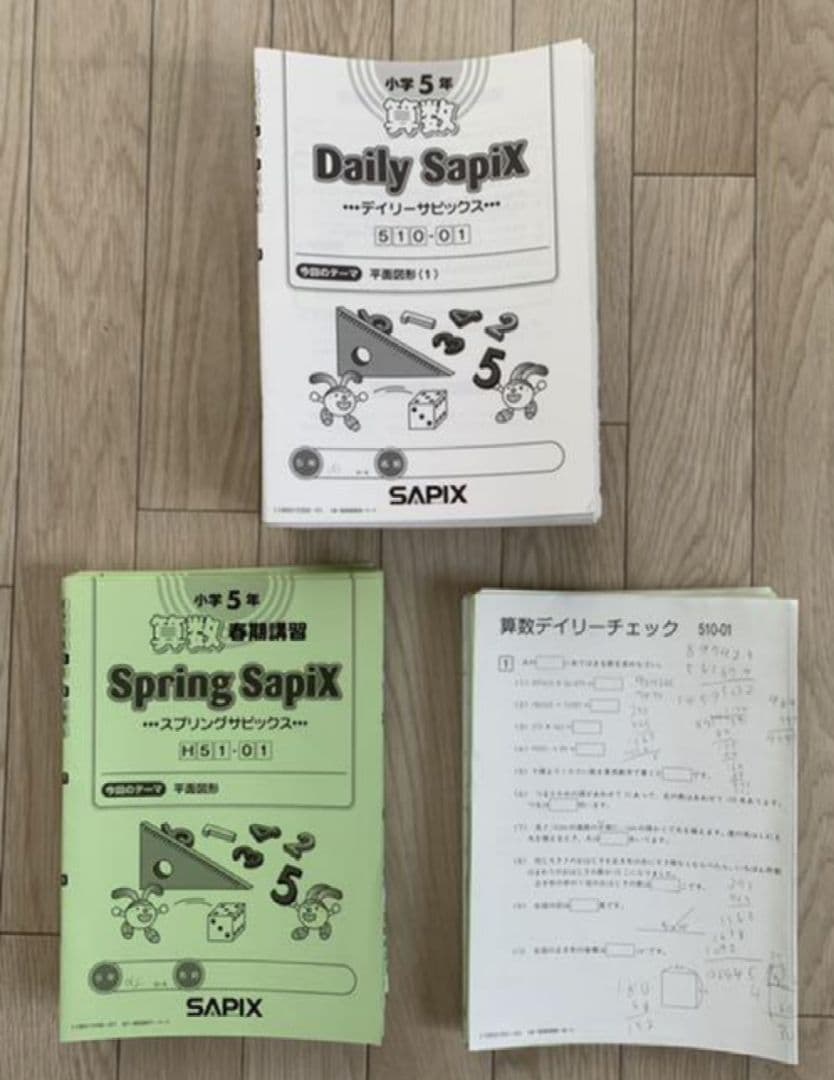 SAPIX サピックス 5年 算数 テキスト 2018年度版