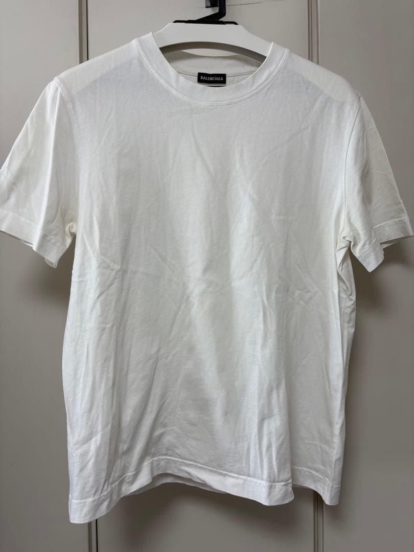 バレンシアガ BALENCIAGA Tシャツ カットソー 半袖 バックロゴ L