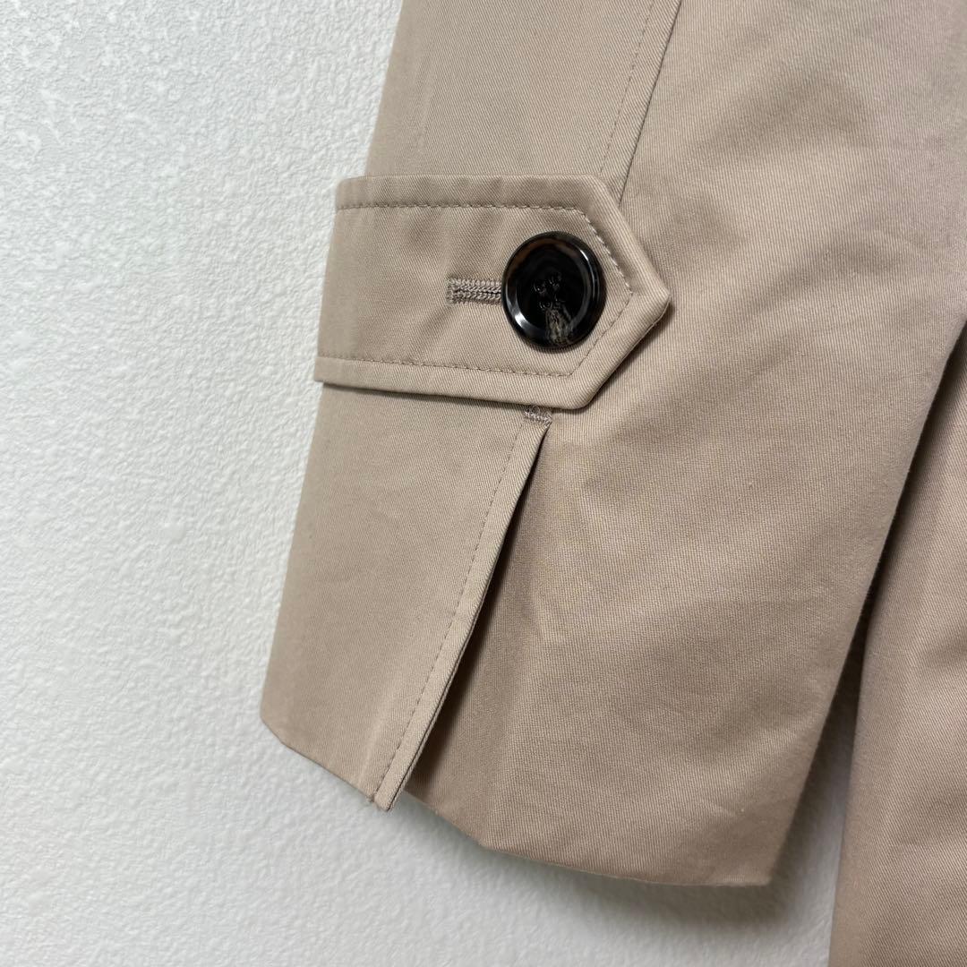 ゆう　美品　23区　トレンチコート　ショート丈　スプリングコート