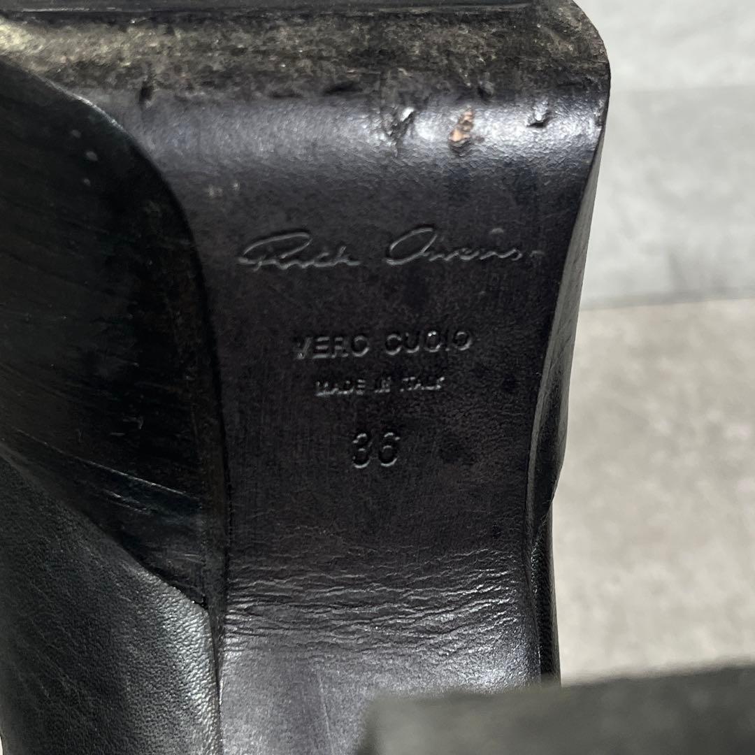 Rick Owens kiss boots キスブーツ 36 ラインストーン