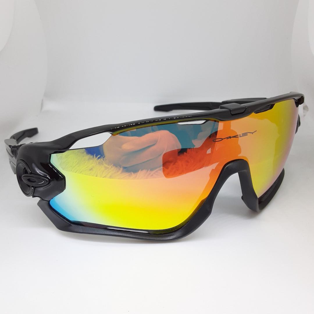 美品◎OAKLEY オークリー JAWBREAKER サングラス 黒 袋付き