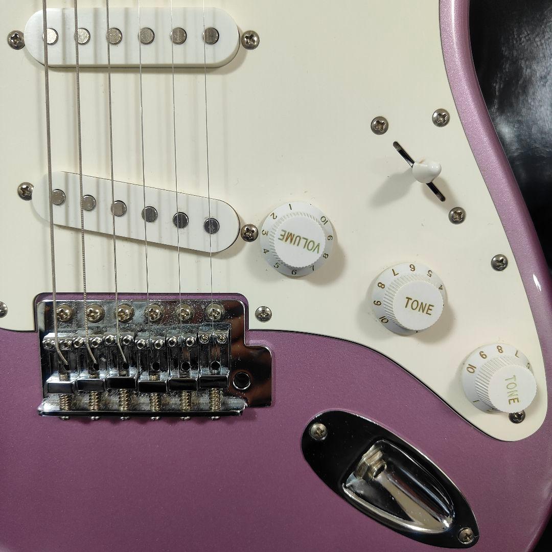 【美品】Squier Fenderストラト バーガンディミスト レアカラー