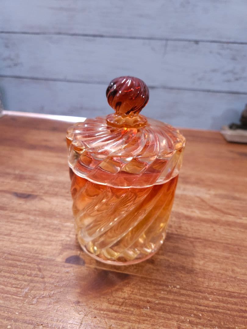 オールドバカラ BACCARAT バンブー ローズ ボンボニエール 蓋付き