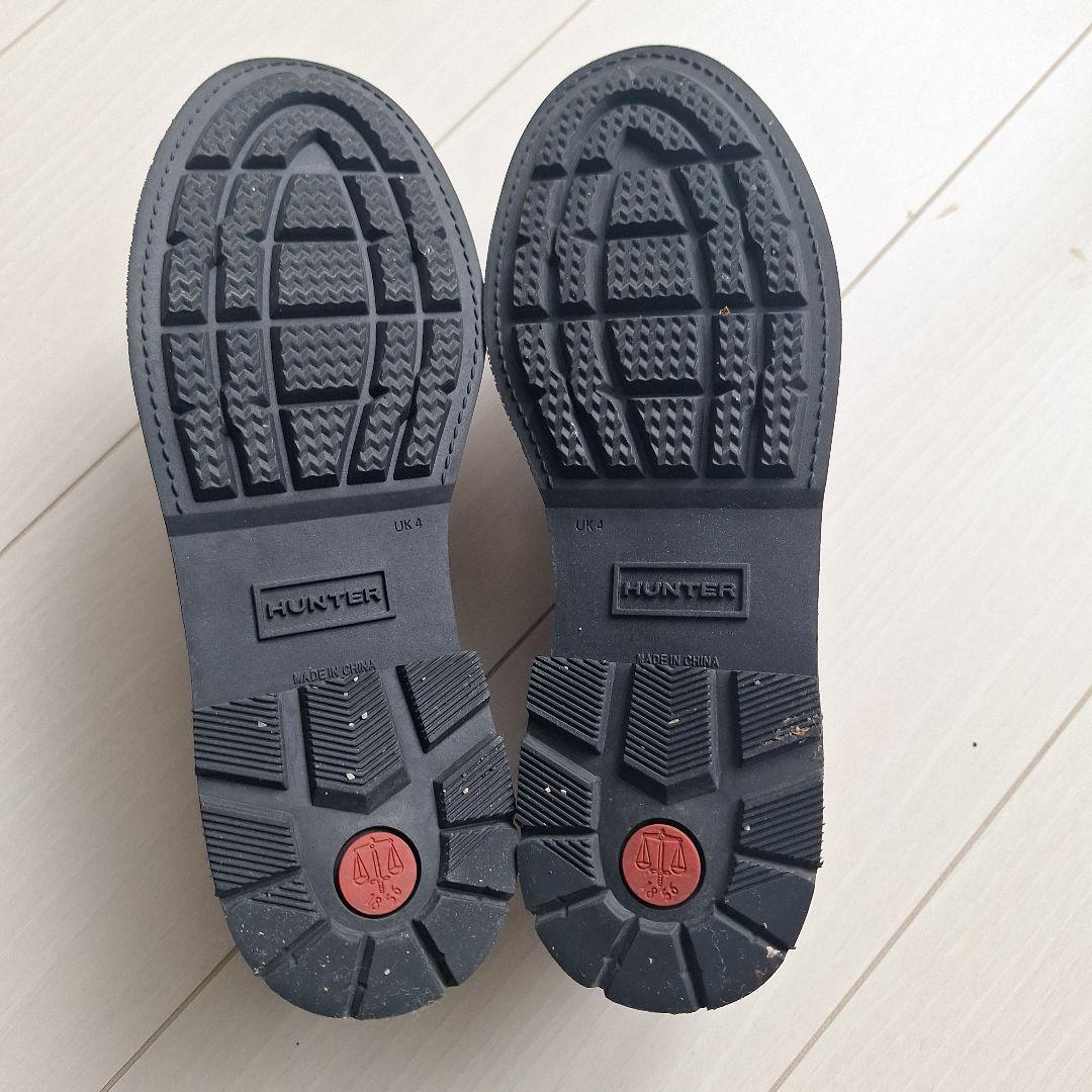 【美品】HUNTER レインローファー