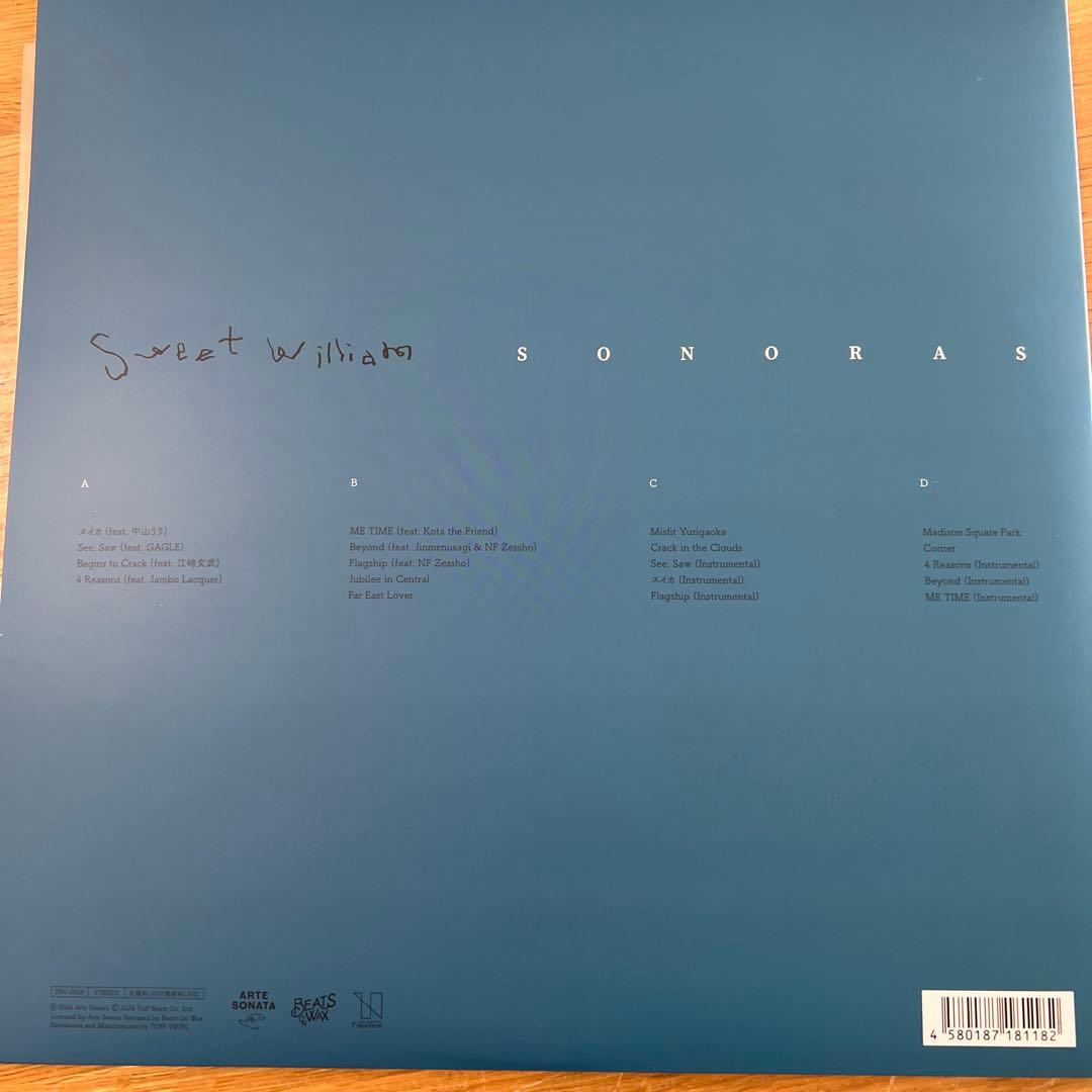 新品未使用SONORAS (2LP) Sweet William