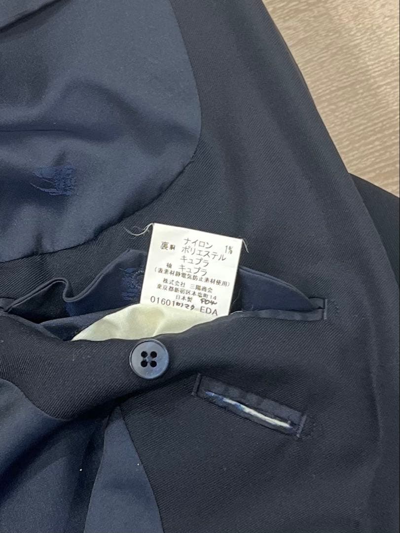 Burberry 紺ブレザー　金ボタン　バーバリー