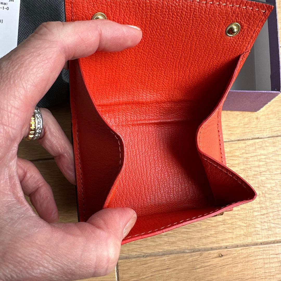 LARCOBALENO 二つ折り財布 茶色　モテ