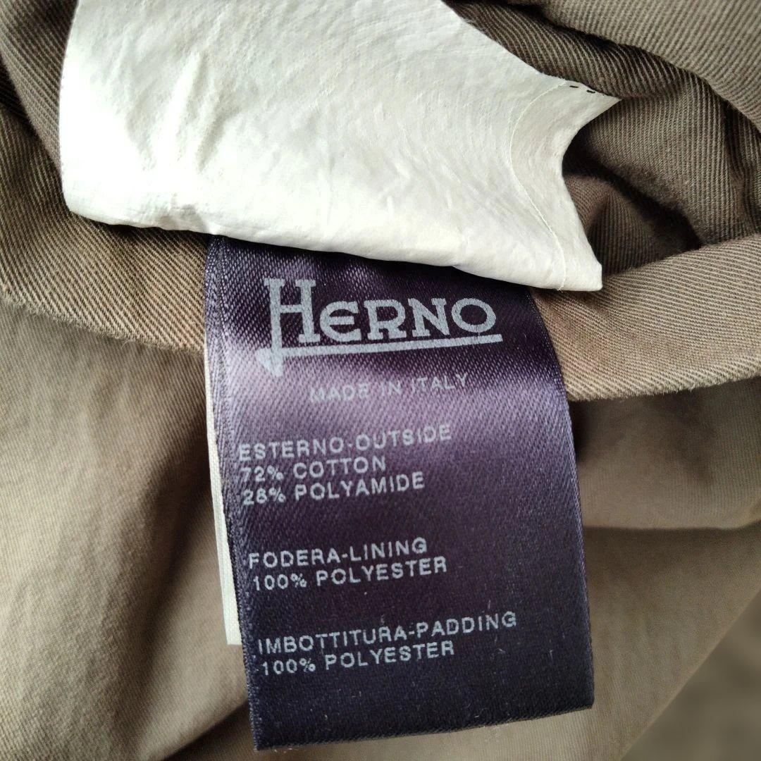 EU製　ヘルノ　HERNO　ファー付き　モッズコート　ボアライナー付き　50