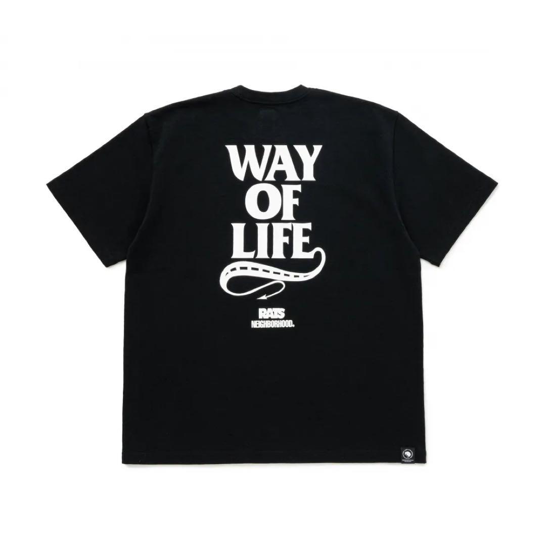 20th RATS X NEIGHBORHOOD TEE 黒XL