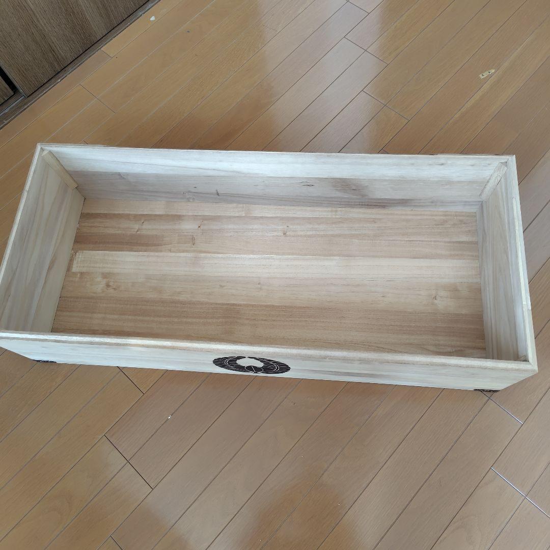 エコ配限定　【美品】桐箱　着物用　紋入り