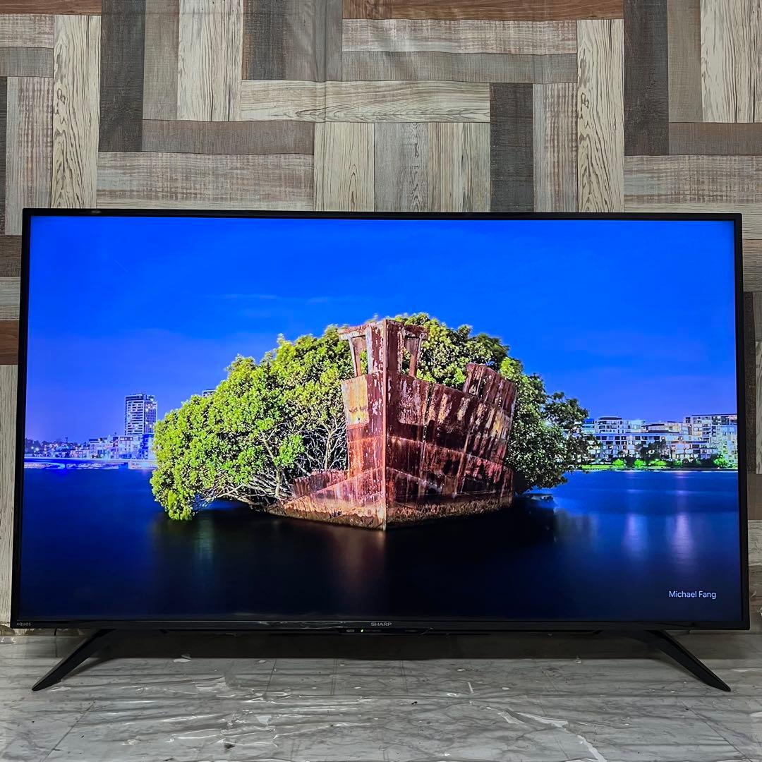 全国送料込❣️シャープ50型4Kチューナー内蔵液晶テレビWチューナー外付録画可