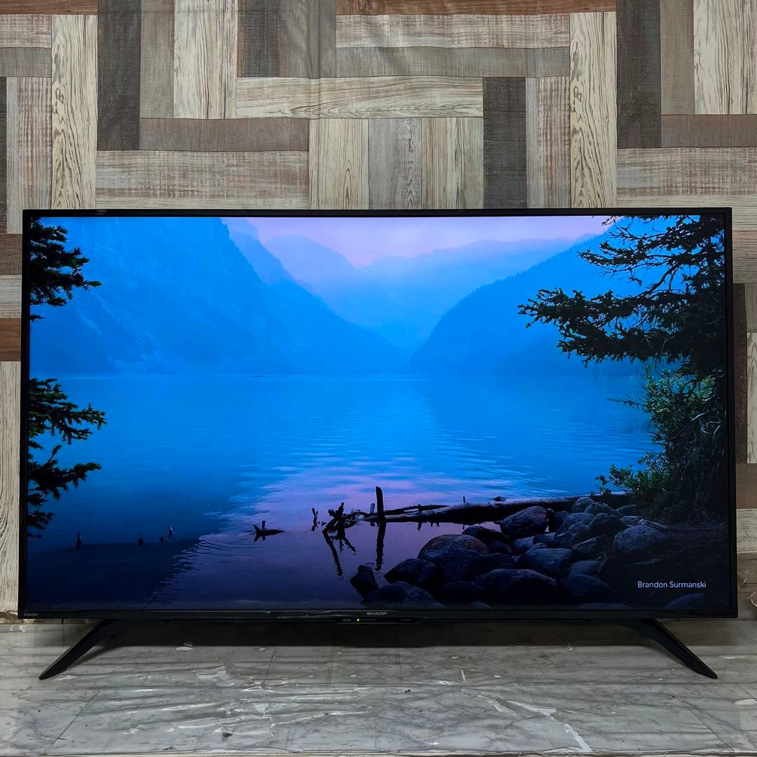 全国送料込❣️シャープ50型4Kチューナー内蔵液晶テレビWチューナー外付録画可