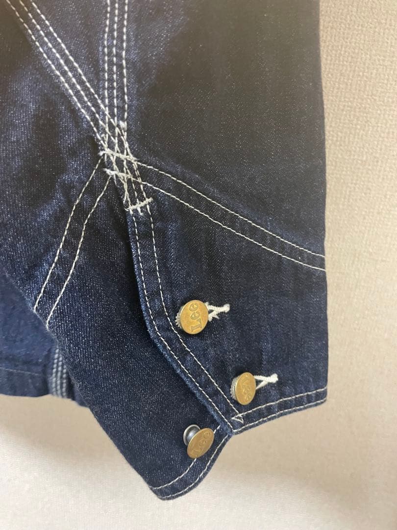【美品】Lee ダークデニム カバーオール
