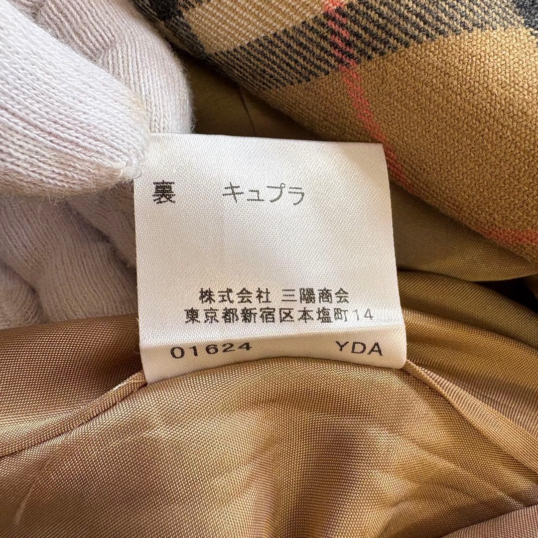 良品✨バーバリーロンドン ノバチェック ウール ロングスカート 38 ベージュ