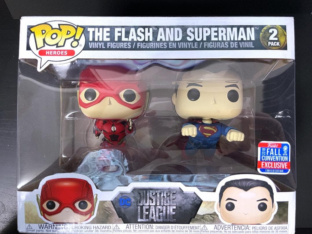 廃盤レア フラッシュとスーパーマン FUNKO POP セット