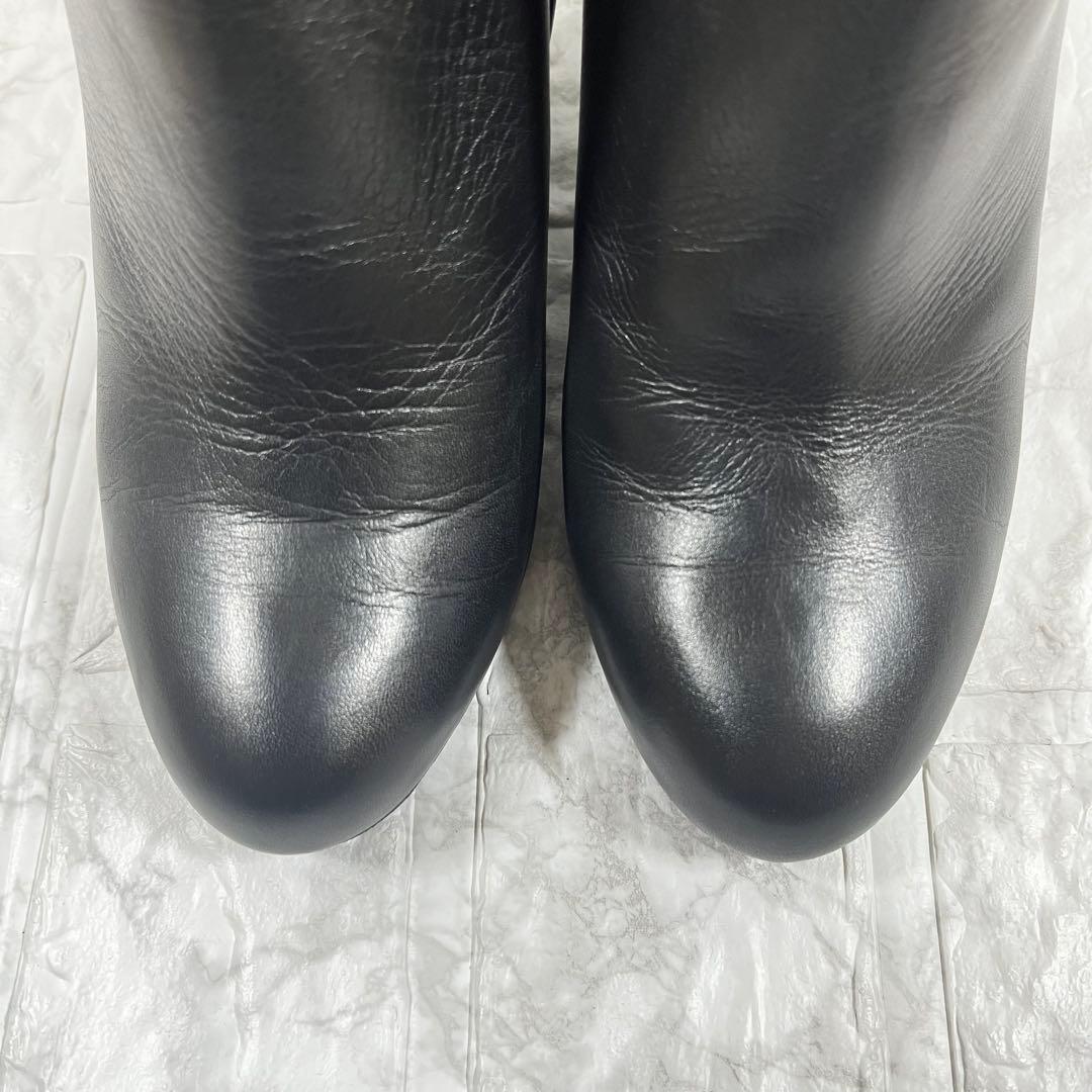 【美品】Christian Louboutin ブーティ　サイドジップ　ウェッジ