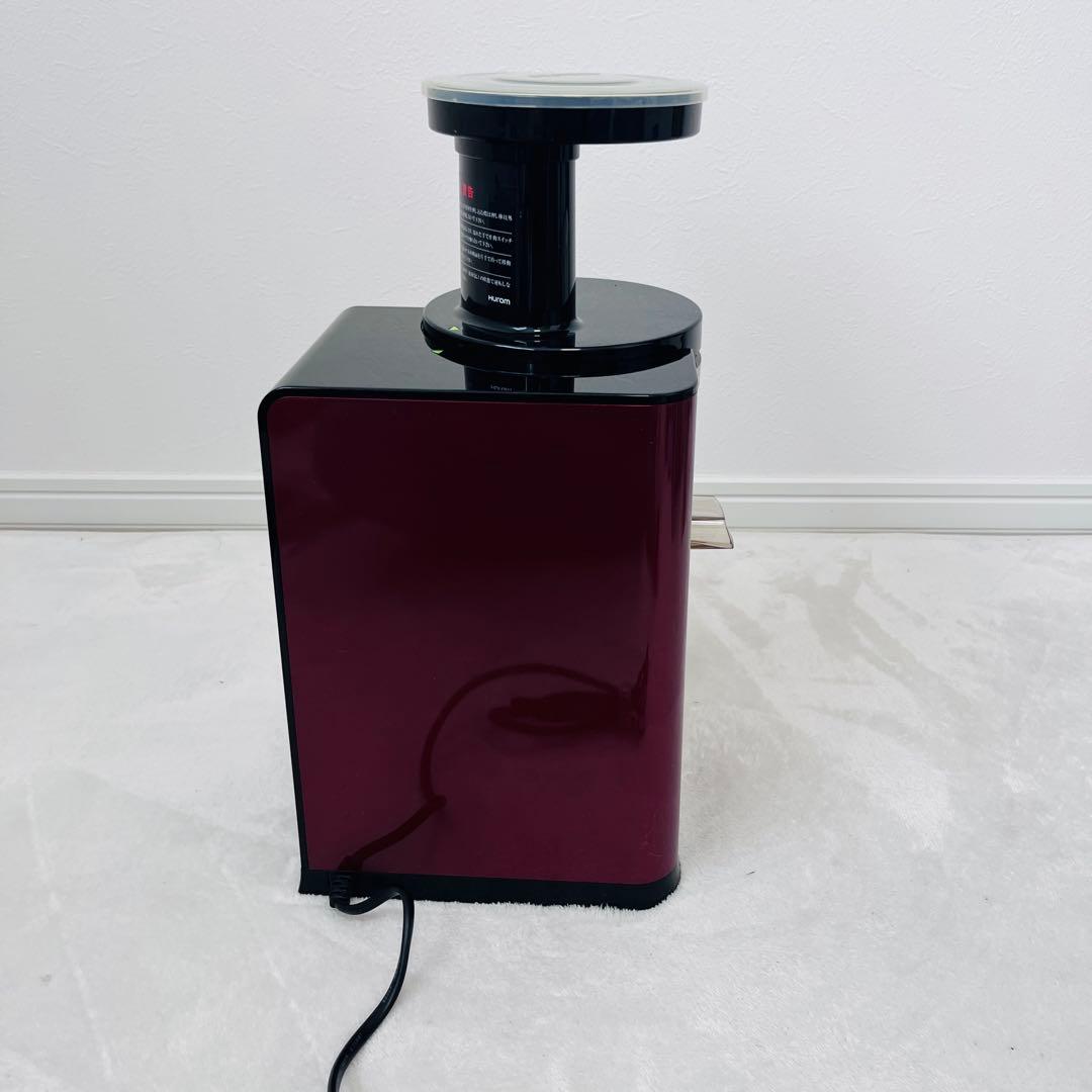 【極美品】HUROM HI-EBA06スロージューサー(ワインレッド)