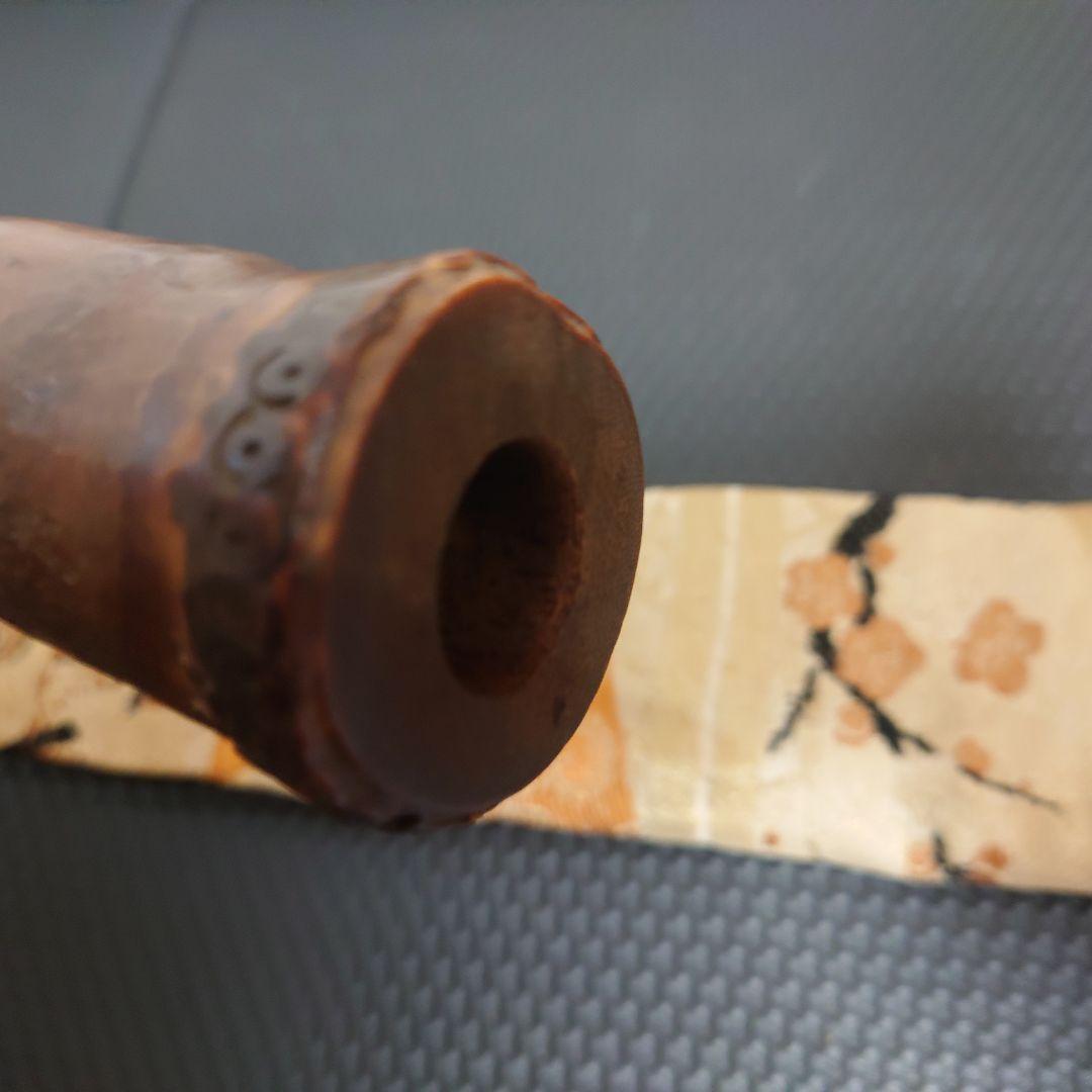 尺八 竹製 （1尺8寸 約54cm・一体タイプ）専用ケース付き