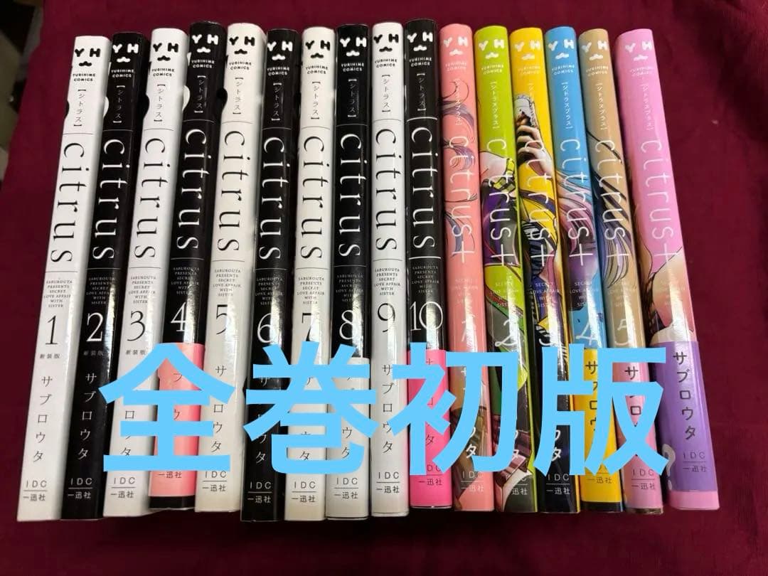 全初版✨citrus1〜10と+1〜+6巻の16冊とオマケのセット