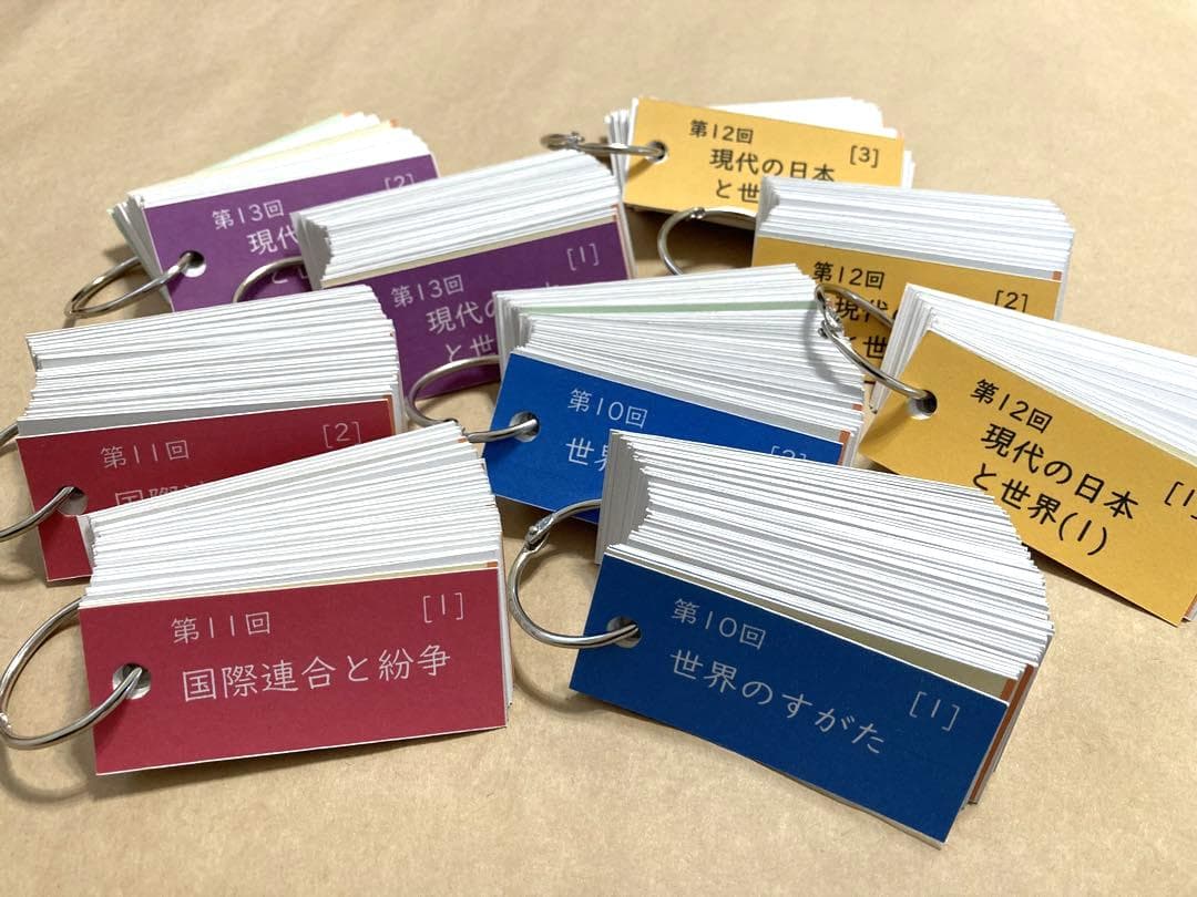 カット済【中学受験】社会 暗記 予習シリーズ 6年上(第10-13回) d
