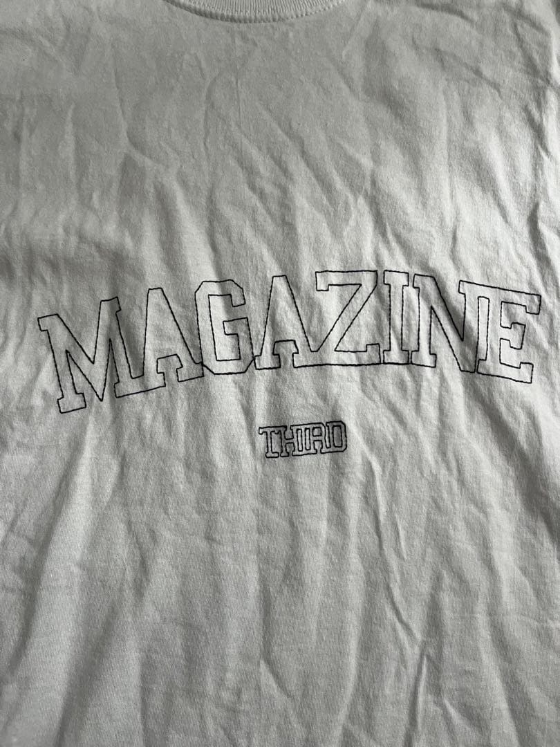 THIRD MAGAZINE フルーツオブザルーム Tシャツ　白　グレー