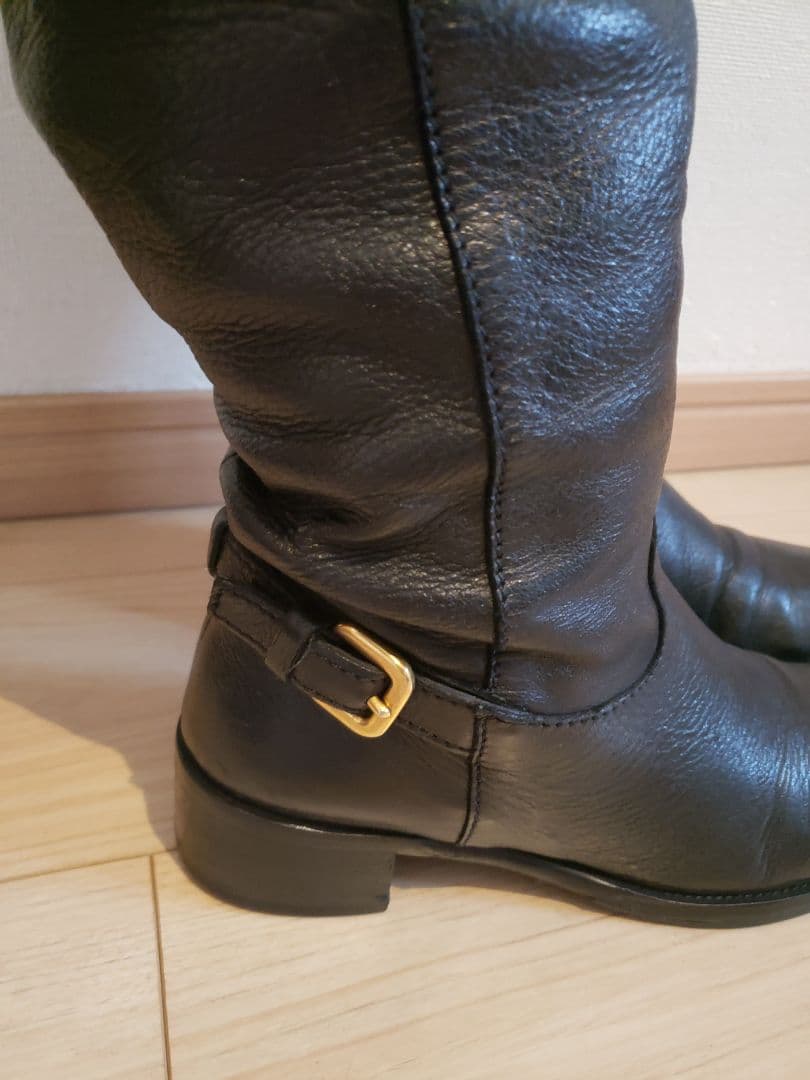 PRADA ロングブーツ　CERVOレザー　36